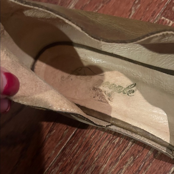 Free People Olive Leather Flats - Picture 5 of 9